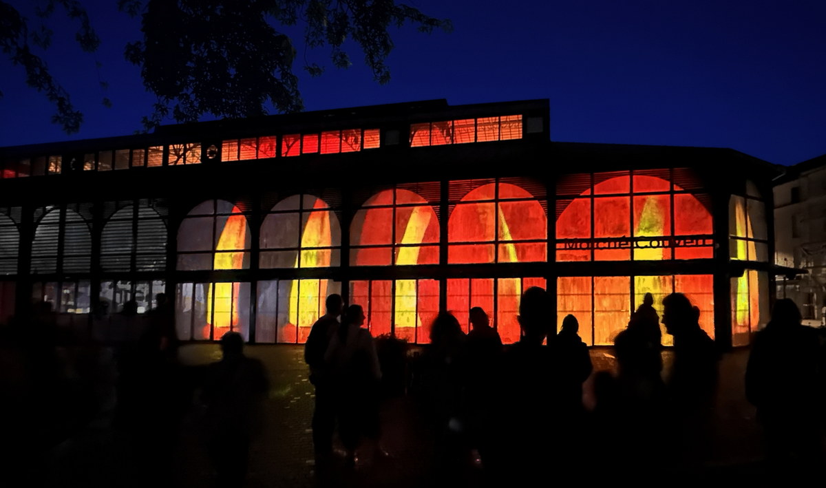 Shantidas Riedacker light design création lumière  
marché couvert épinal 
fete des images épinal 
les imaginales
le voyage végétal